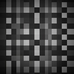 Abstract pixelated grayscale pattern