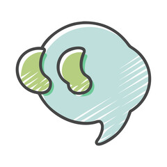 quote icon, quote vector illustration-simple illustration of quote, perfect for quote logos and icons