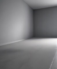 Empty grey room, perfect for product showcasing  Subtle gradient  ,  texture,  mockup,  grey background