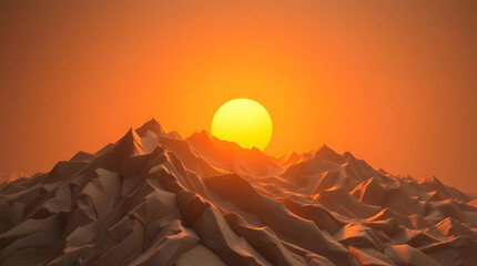 A beautiful sunset scene with clouds in the sky Perfect for various projects. hd