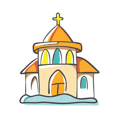 religion architecture icon, religion architecture vector illustration-simple illustration of religion architecture, perfect for religion architecture logos and icons