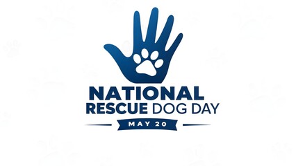 Fototapeta premium National Rescue Dog Day - May 20
