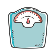 scales icon, scales vector illustration-simple illustration of scales, perfect for scales logos and icons