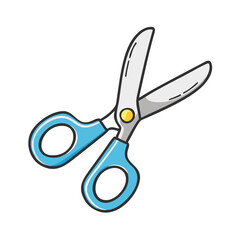 Fototapeta premium scissors icon, scissors vector illustration-simple illustration of scissors, perfect for scissors logos and icons