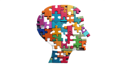 Human Head Puzzle Concept Cognitive Complexity Brain Awareness Learning Diversity Spectrum