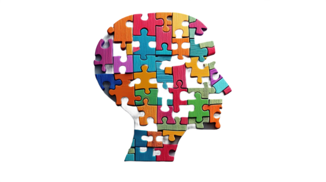 Human Head Puzzle Concept Cognitive Complexity Brain Awareness Learning Diversity Spectrum