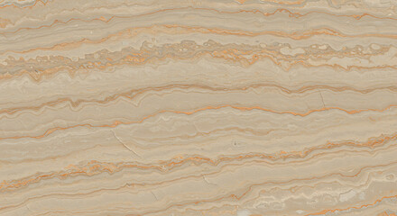 Seamless Beige Marble Stone Texture with Wavy Natural Veins for Backgrounds and Decor