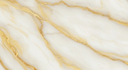 White Stone with Gold Veins