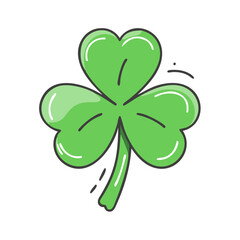 shamrock icon, shamrock vector illustration-simple illustration of shamrock, perfect for shamrock logos and icons