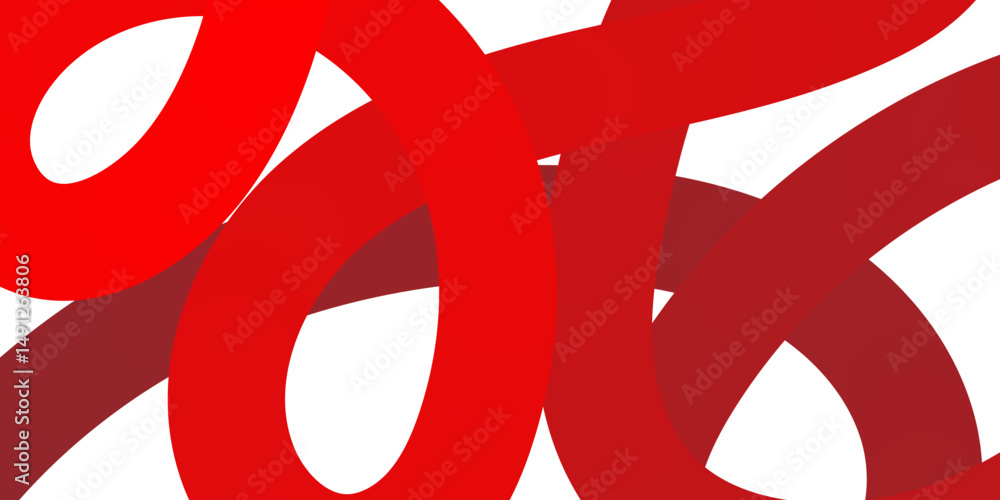Poster vibrant red gradient lines create dynamic background design