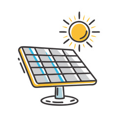 solar panel icon, solar panel vector illustration-simple illustration of solar panel, perfect for solar panel logos and icons