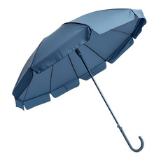 Innovative Compact Beach Umbrella with a Futuristic Design Isolated on Transparent Background