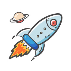 spaceship icon, spaceship vector illustration-simple illustration of spaceship, perfect for spaceship logos and icons