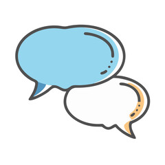 speech bubble icon, speech bubble vector illustration-simple illustration of speech bubble, perfect for speech bubble logos and icons