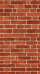 Obraz premium Rustic Red Brick Wall Texture: Warm, Earthy Tones