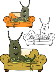 Sofa snail, with bonus variations