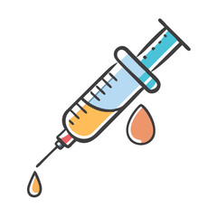 syringe icon, syringe vector illustration-simple illustration of syringe, perfect for syringe logos and icons