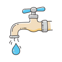 tap water icon, tap water vector illustration-simple illustration of tap water, perfect for tap water logos and icons