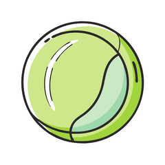 tennis ball icon, tennis ball vector illustration-simple illustration of tennis ball, perfect for tennis ball logos and icons