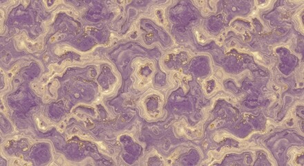 Purple and Gold Abstract Stone Texture