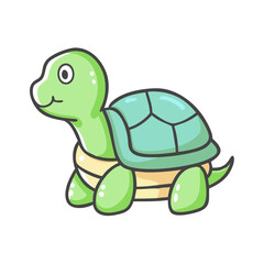 turtle icon, turtle vector illustration-simple illustration of turtle, perfect for turtle logos and icons