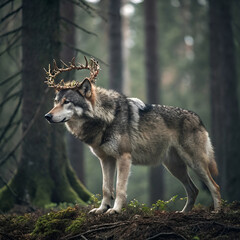 Obraz premium wolf in the forest