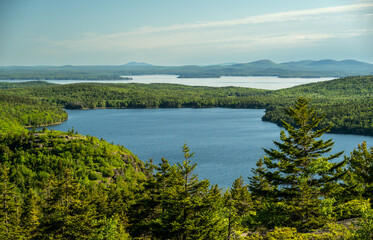 Fototapeta premium Eagle Lake in front of the Atlantic Ocean