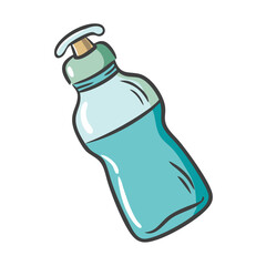 water bottle icon, water bottle vector illustration-simple illustration of water bottle, perfect for water bottle logos and icons