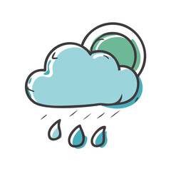 weather icon, weather vector illustration-simple illustration of weather, perfect for weather logos and icons