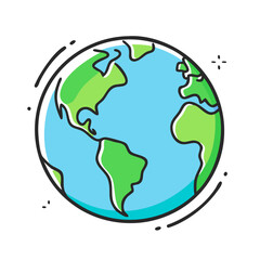 world planet earth icon, world planet earth vector illustration-simple illustration of world planet earth, perfect for world planet earth logos and icons