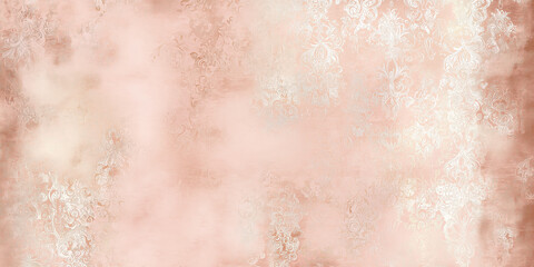 Fototapeta premium Elegant pink damask background creating luxurious and romantic atmosphere