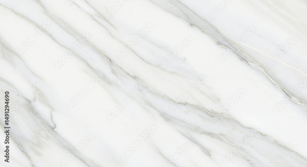 Poster white marble texture with elegant gray veins creating a luxurious background