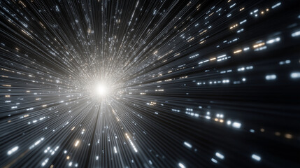 Planet Sized Data Core with Light Beams and Numeric Codes