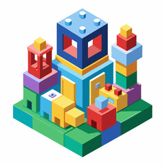 Obraz premium toy building blocks