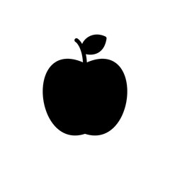 Apple icon vector for web and mobile app. Apple sign and symbols for web design.