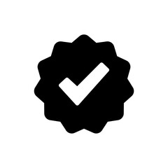 Approved icon vector for web and mobile app. Certified Medal Icon