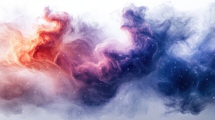 Fototapeta premium Abstract swirling clouds of color and light.