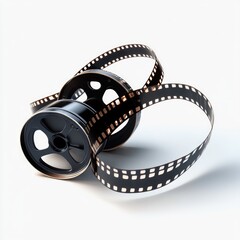 Film reel with looping negative film