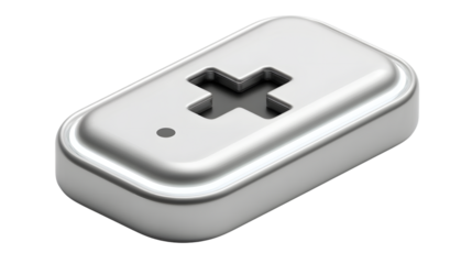 Modern Minimalist Electronic Device with Sleek Design and Unique Slot Feature for Tech Enthusia