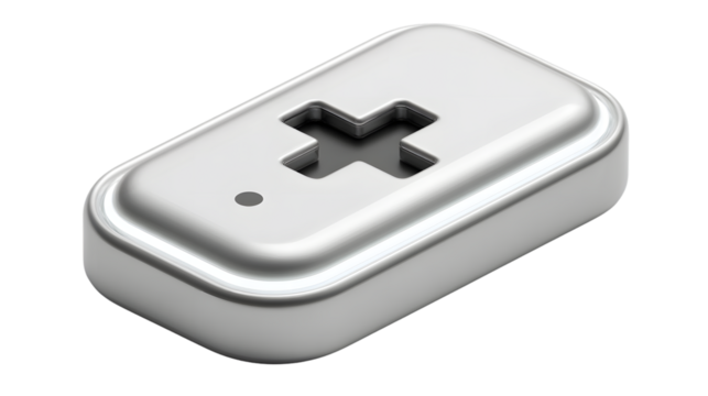 Modern Minimalist Electronic Device with Sleek Design and Unique Slot Feature for Tech Enthusia