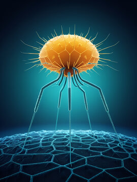 illustration of Bacteriophage.