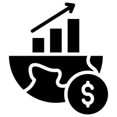 Economy Glyph Icon