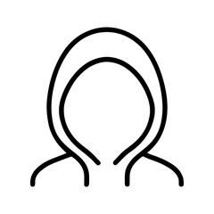 line icon hood on white background vector
Vector icon clothes and shoes