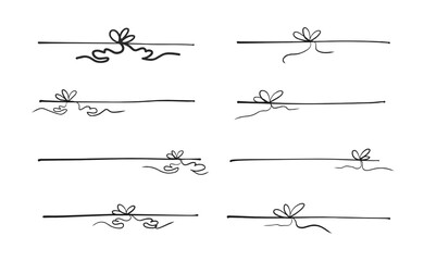 Divider with knot design