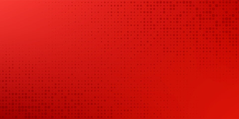 Red diagonal geometric shape with halftone. Modern fiber textured vector eps 10