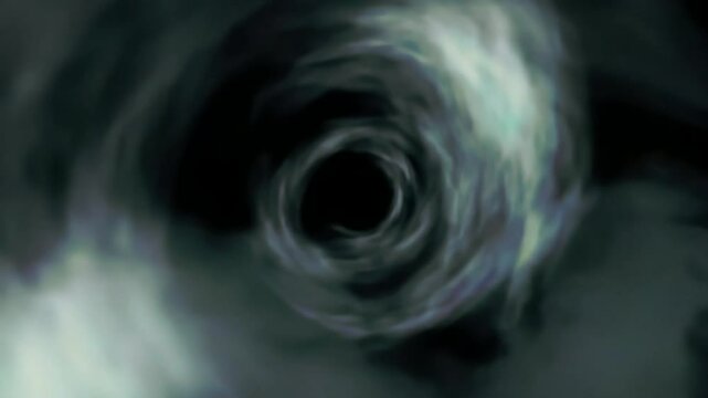Vortex Tunnel Animation - Spinning Black Hole Effect with Hypnotic Spiral Motion for Sci-Fi and Horror Projects