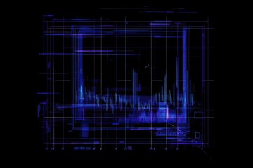 Fototapeta premium Abstract digital graphic design