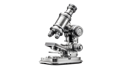 HighResolution Microscope on Black Background Scientific Research Tool for Detailed Analysis