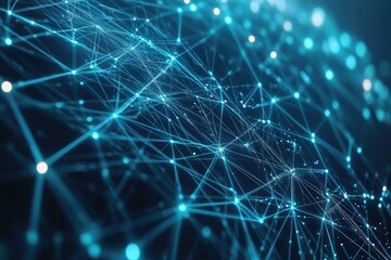 Obraz premium Abstract network globe, digital connections