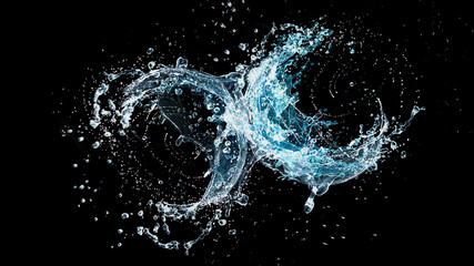 Water splash washing